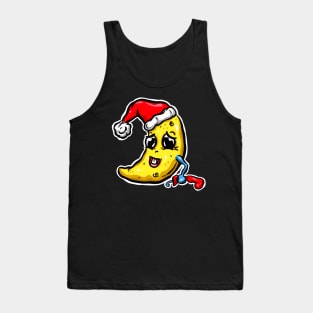 Christmas Moon Cartoon Tank Top